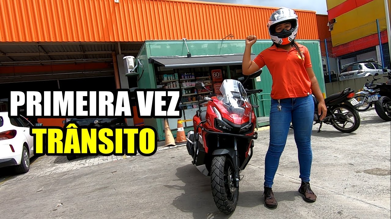 CHEGUEI NO MEU TRABALHO DE MOTO