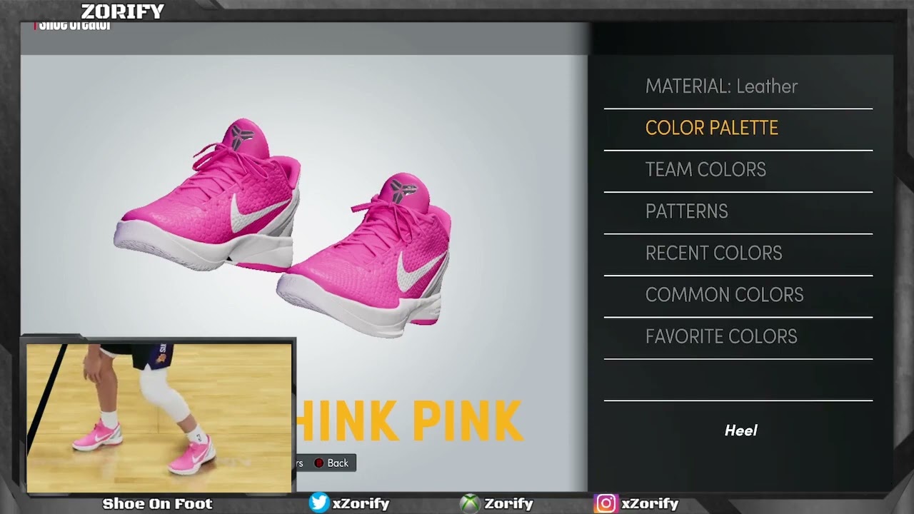 NBA 2K22 Next Gen Shoe Creator - Nike Kobe 6 