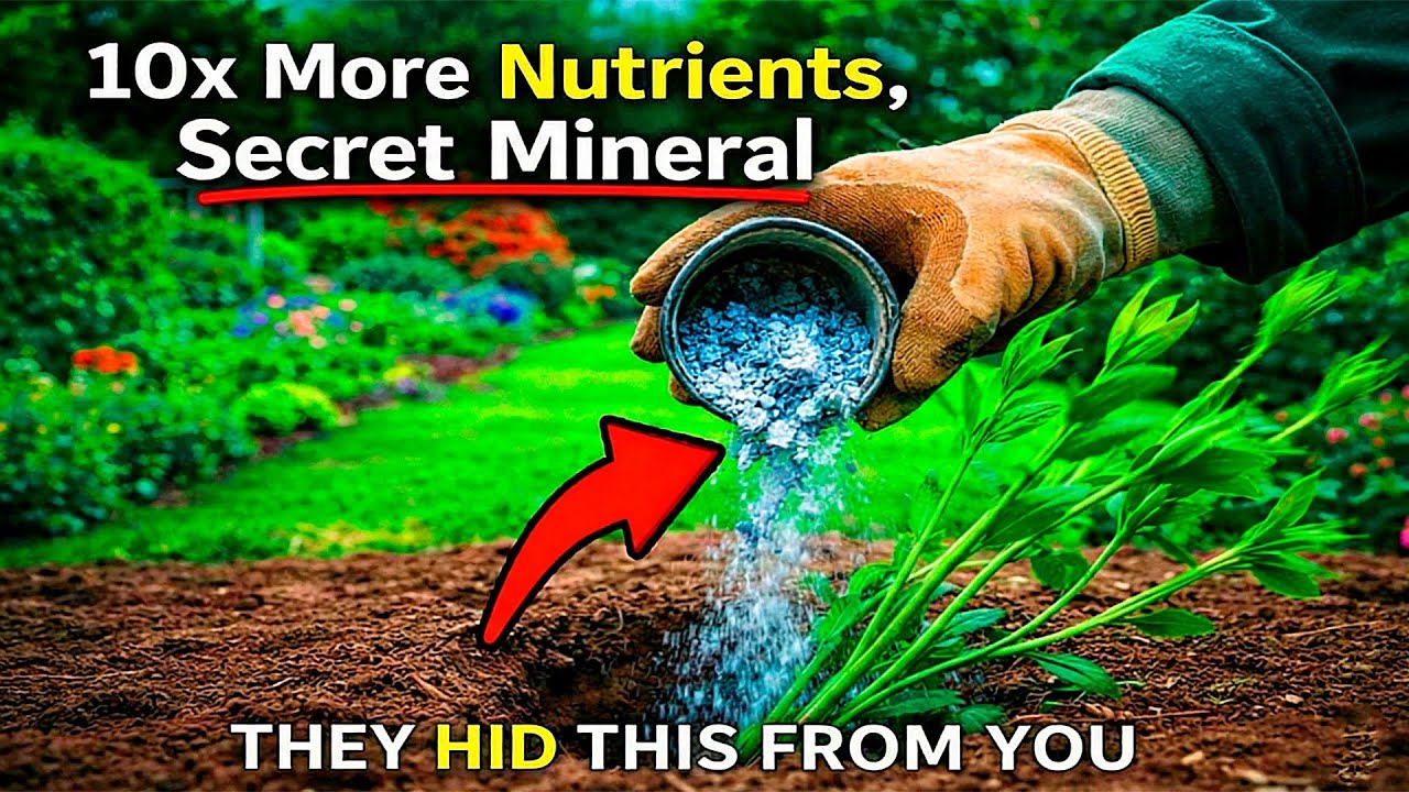 10x More Nutrients: The "Secret Mineral" That Turns Dead Soil Into a Goldmine