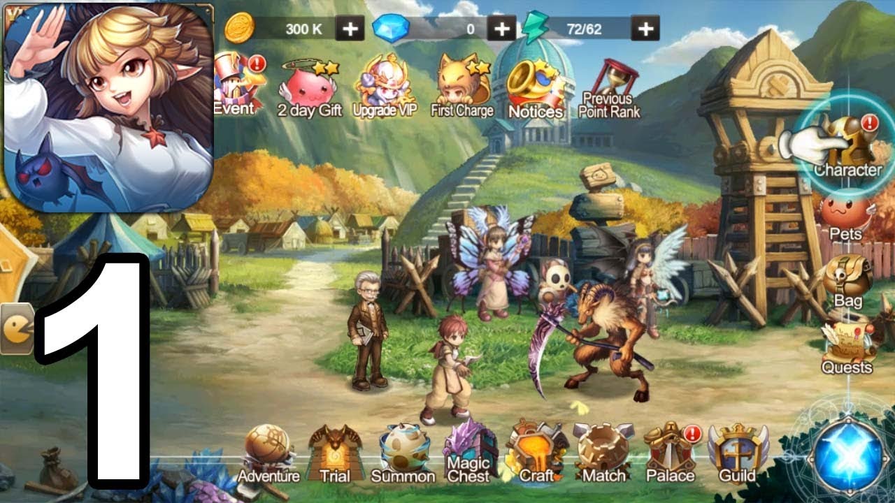 Ragnarok Rush Gameplay Walkthrough Part 1 (Android IOS)