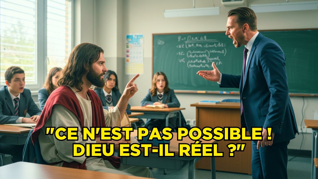 Un professeur athée défia Dieu en classe... et Jésus lui répondit en personne