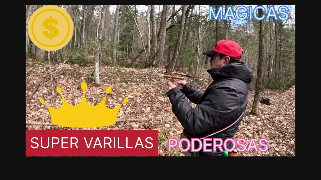 !LAS MEJORES VARILLAS! ENCONTRANDO ORO, PLATA, MONEDAS VALIOSAS,JOYAS CON RADIESTESIA PURA, ÚNICAS.