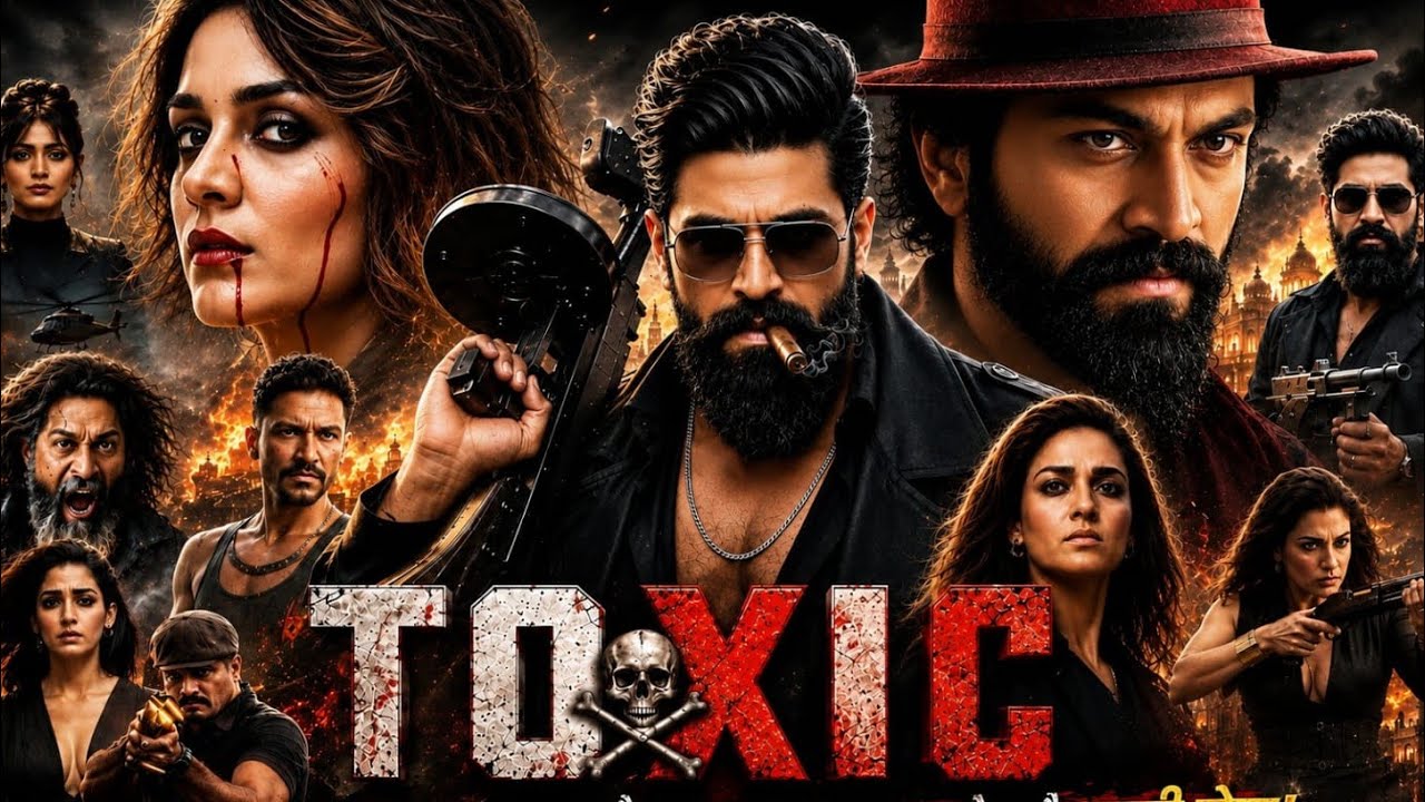 Toxic Full Movie Hindi dubbed 2026 | Kiara Advani | Rukmini Vasasnth | Nayanthara | Facts & Review