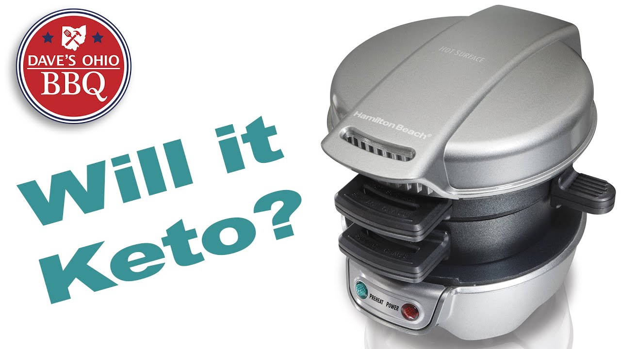 Hamilton Beach Breakfast Sandwich Maker - Unboxing, Review, Keto Breakfast Sandwich