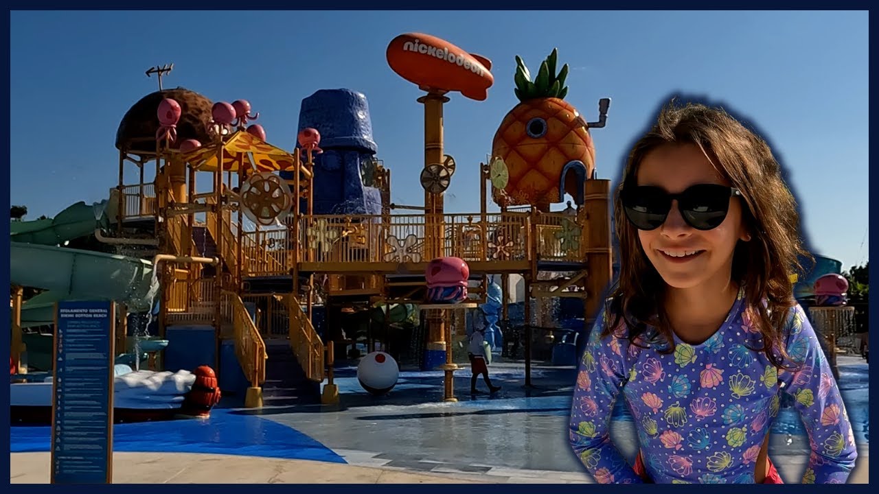 BABI NO AQUA NICK - O parque aquático da Nickelodeon! Perto de Cáncun, no México!