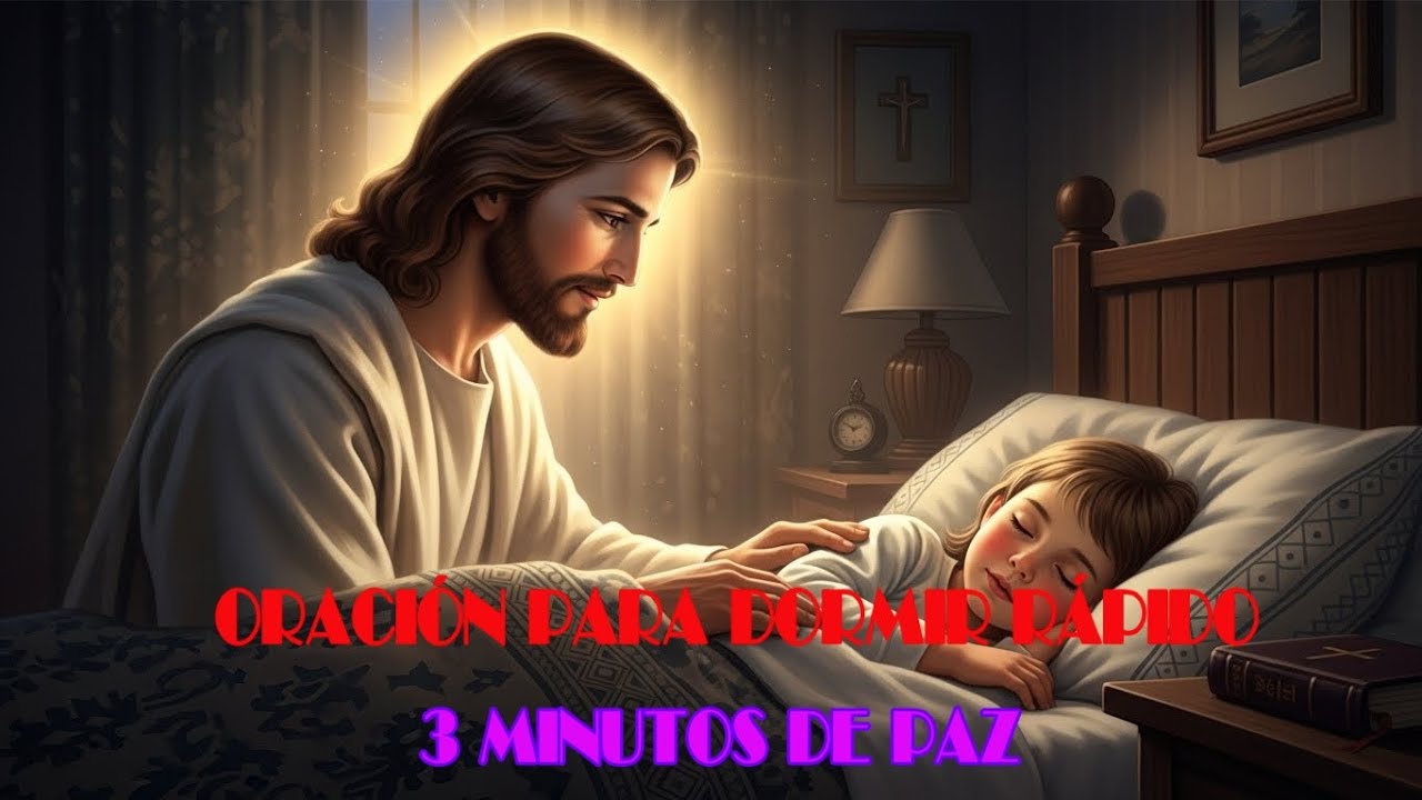 [4K] ORACIÓN PARA DORMIR RÁPIDO — 3 MINUTOS DE PAZ