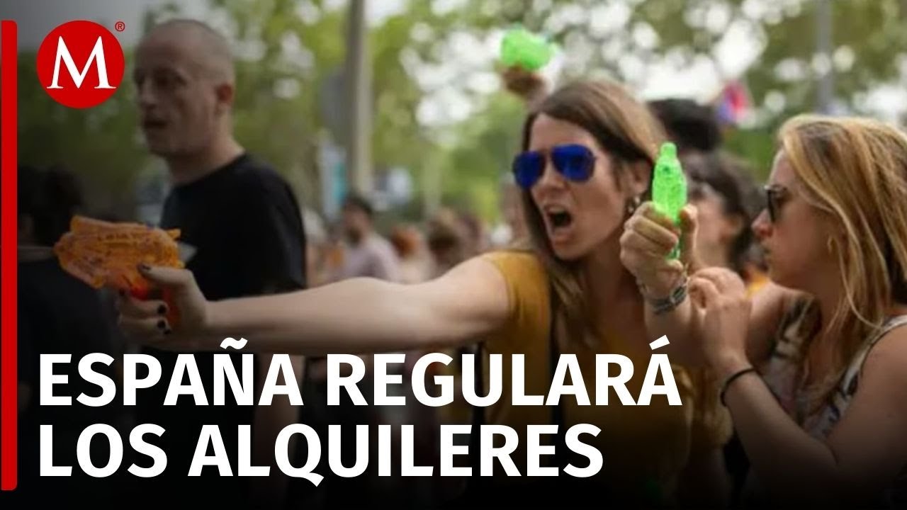 Habitantes de Barcelona realizan protesta contra el turismo masivo