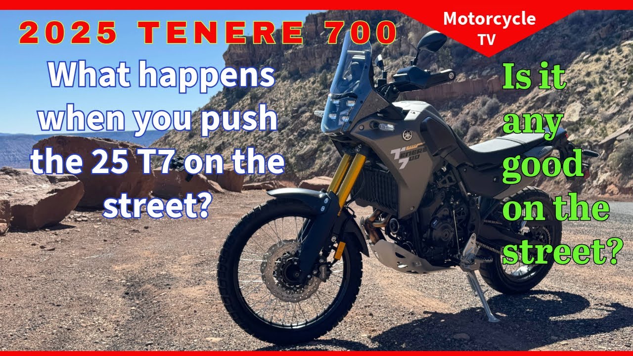 2025 Yamaha Tenere 700 street - can it be pushed hard? How does the adventure bike work when pushed?