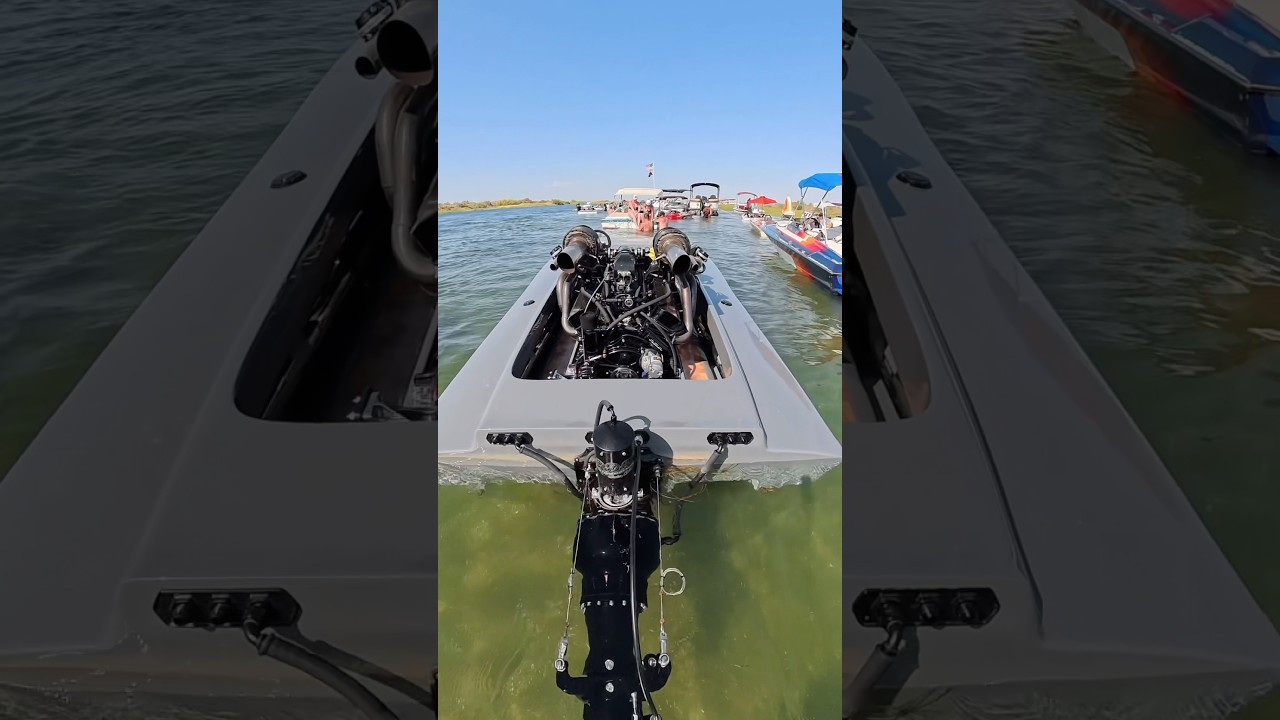 Twin Turbo Jet Boat 🤘🤘#jetboat #jetboats #twinturbo