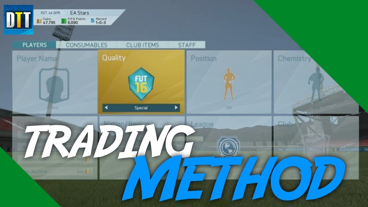 FIFA 16: HIDDEN METHOD | AMAZING TRADING METHOD #2 (EASY)