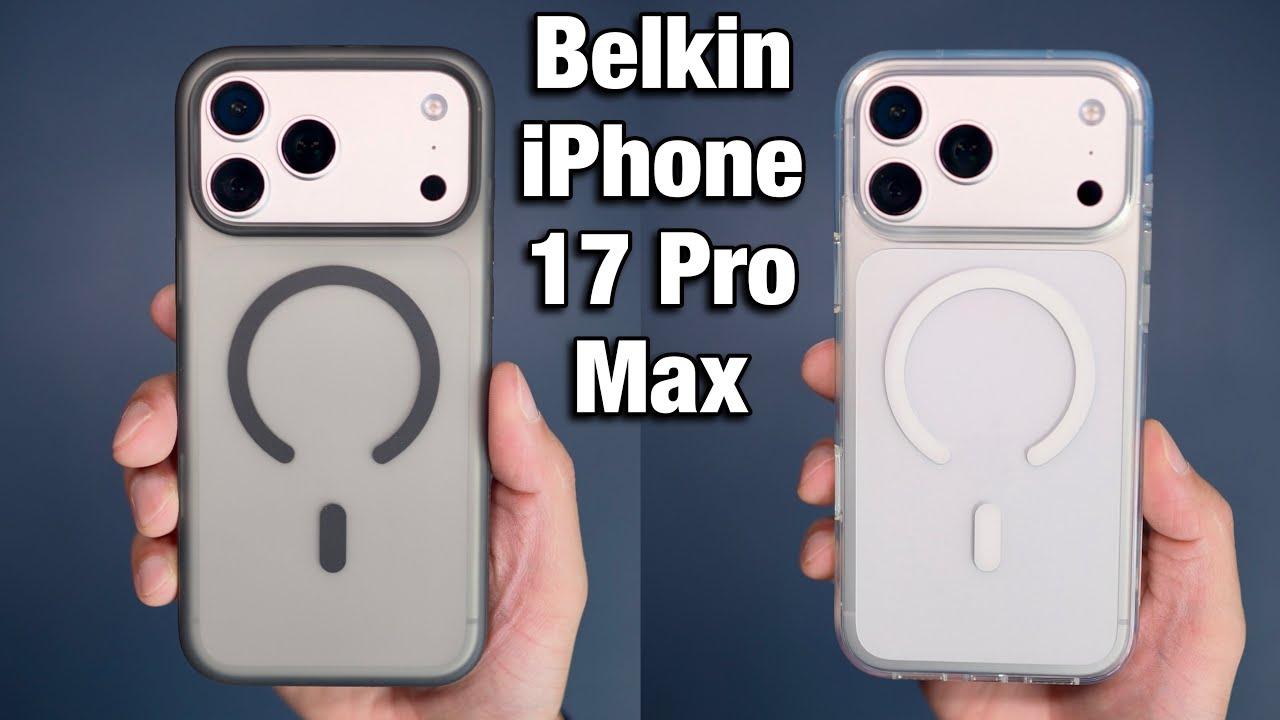 Чехлы Belkin для iPhone 17 Pro Max &mdash; серии Clear и Grip