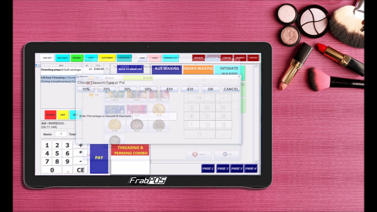 POS System for Barber Shop, Beauty and Nails Salon, Threading-Waxing Bar and Massage Shops