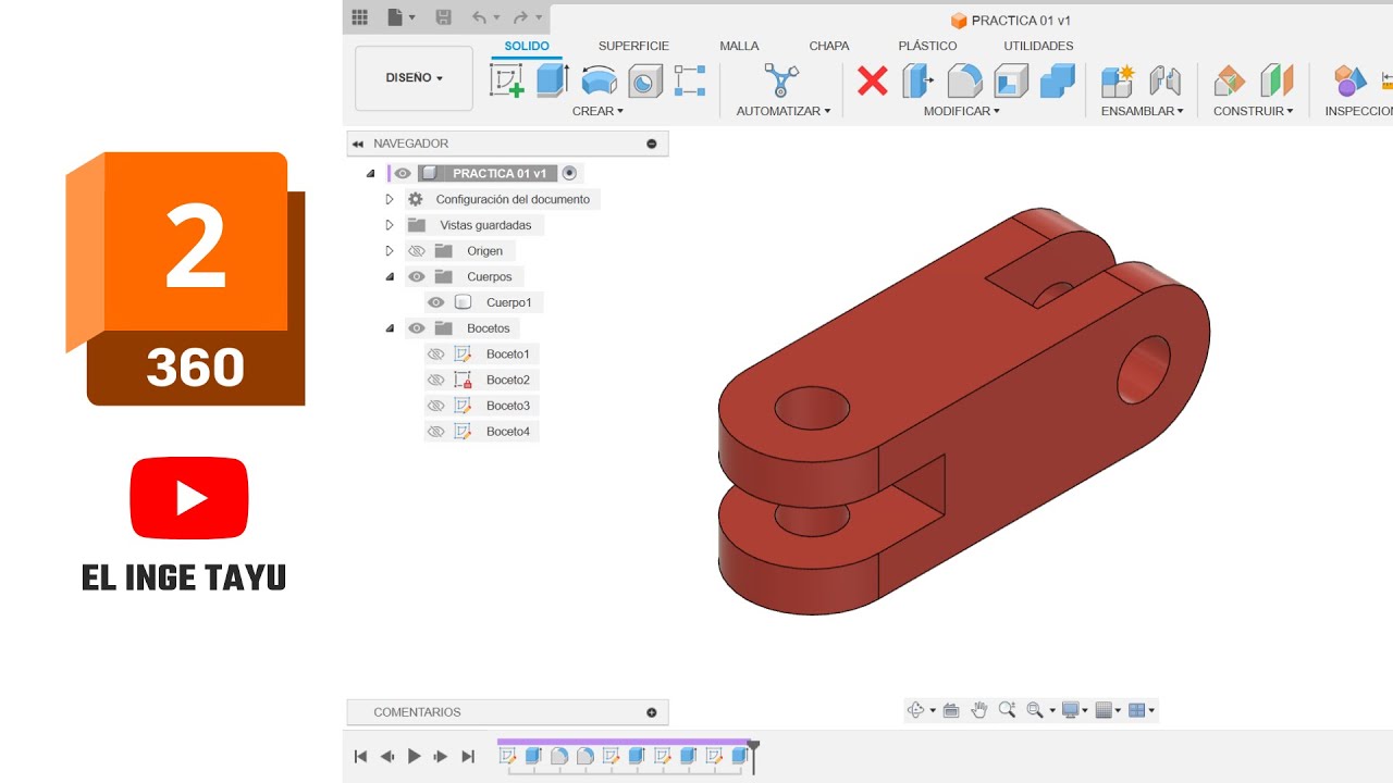 CURSO DE FUSION 360 DESDE CERO || PARTE 2