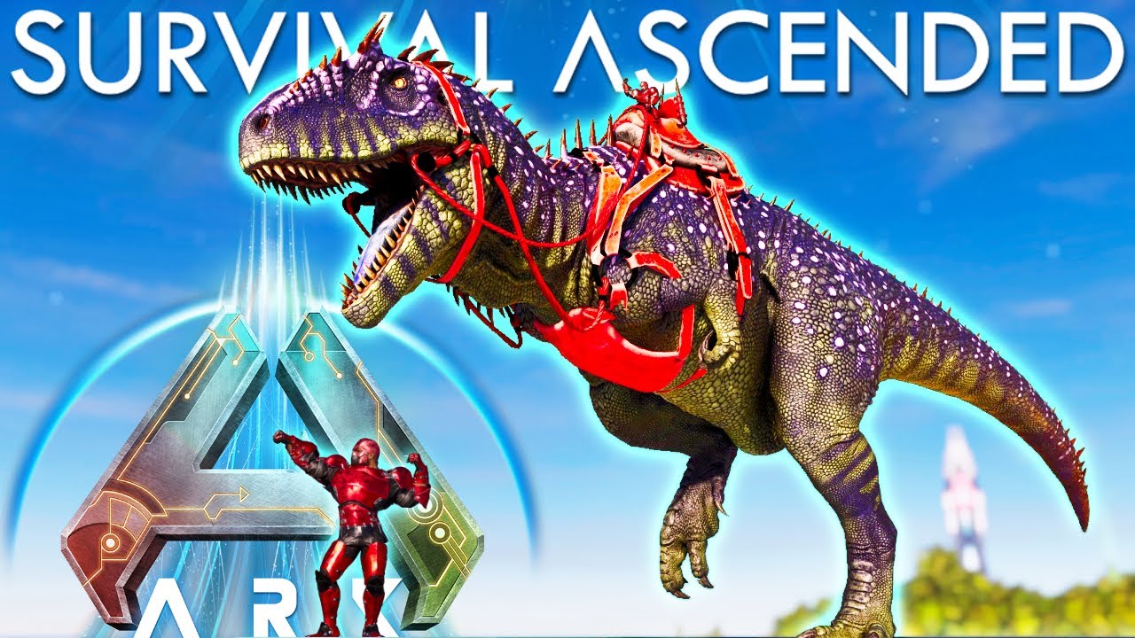 Ark: Survival Ascended - Perfect Carcharodontosaurus Taming! ASA E38 Ark Ascended Gameplay