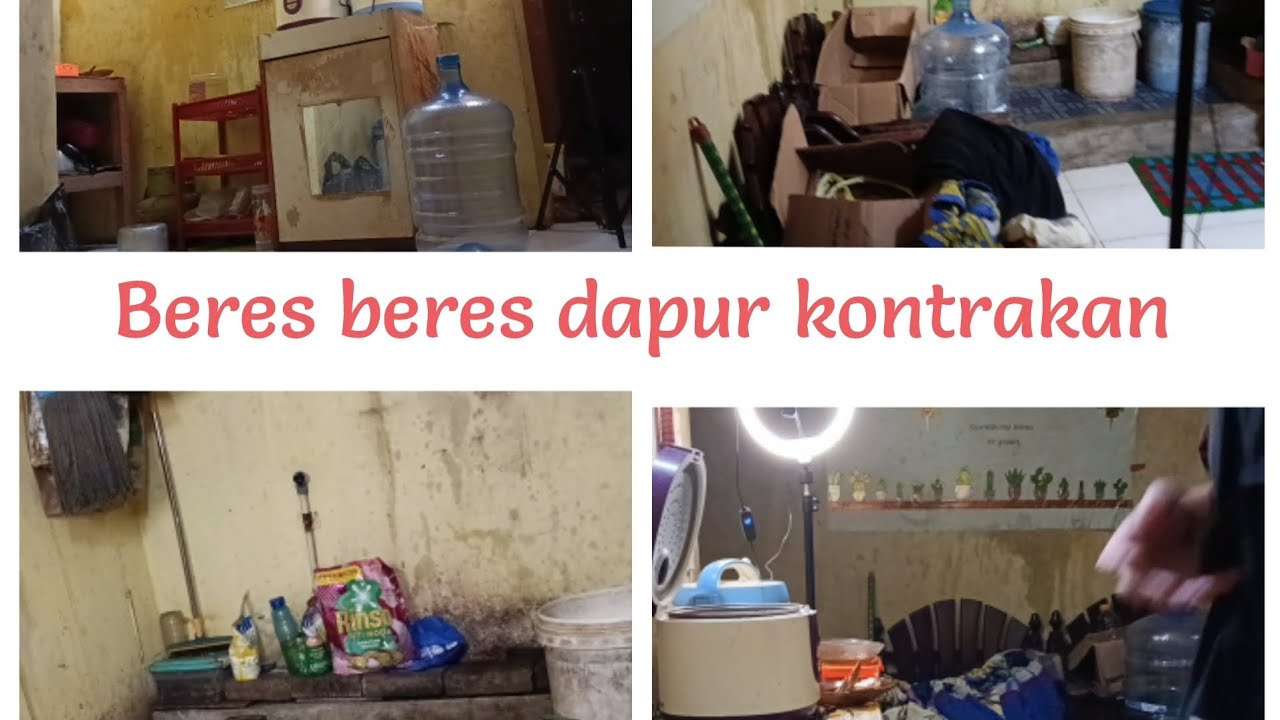 Beberes dapur kontrakann kotor