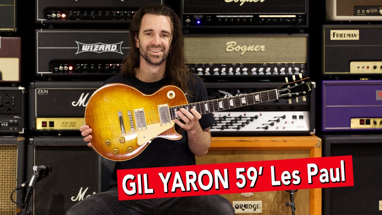 Gil Yaron '59 Les Paul replica into Marshall JMP ⚡️ The best of the best