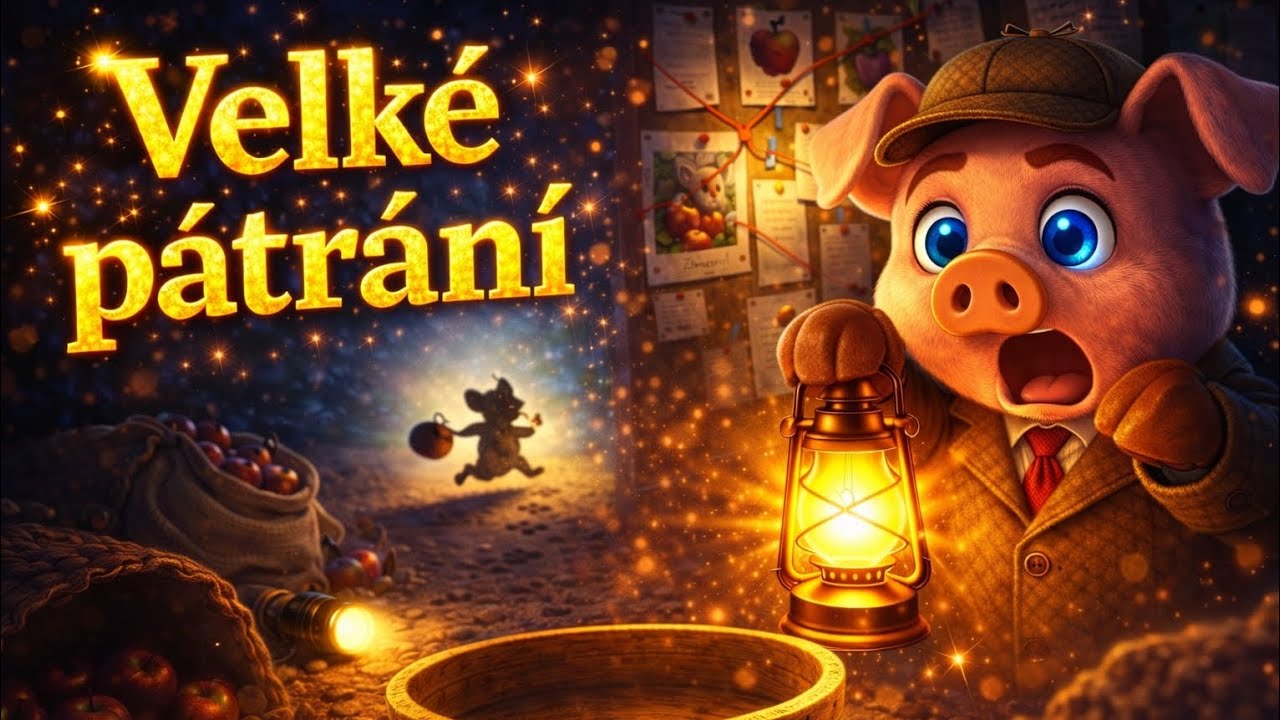 Čuník Toník a velká loupež jablíček 🐷 - audio pohádka | pro děti i rodiče