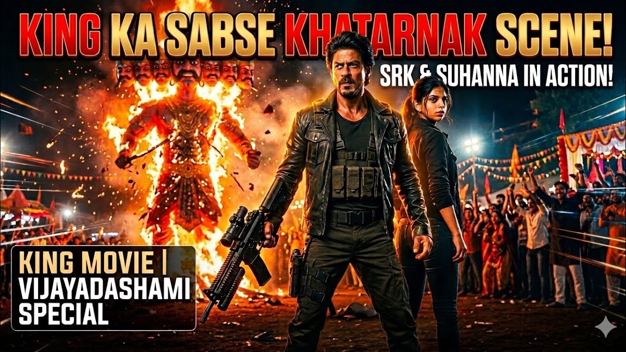 King में Vijayadashmi Scene की बड़ी Shooting | Shah Rukh Khan Action Mode director sidharth ananad 