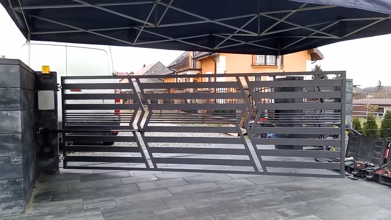 Brama specjal jednoskrzydłowa gigant 4m automatyka ekstra otwieranie Gobe 369