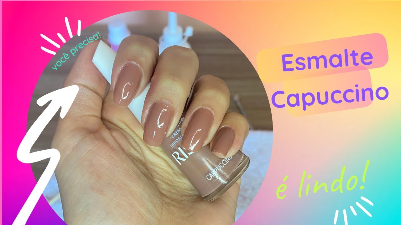 TESTANDO esmalte CAPUCCINO na Risque.