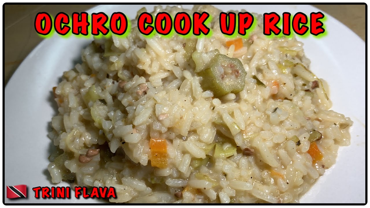 OCHRO COOK UP RICE | CARIBBEAN DISH | TRINI FLAVA | VEGAN MEAL