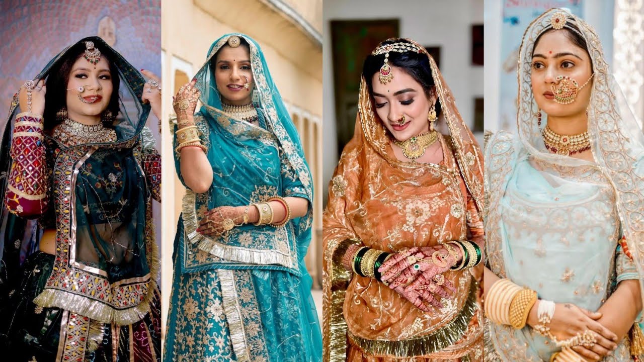 Top 30 rajputi dress par hairstyle| rajputi poshak for brides| Rajasthani hairstyle| marwadi brides