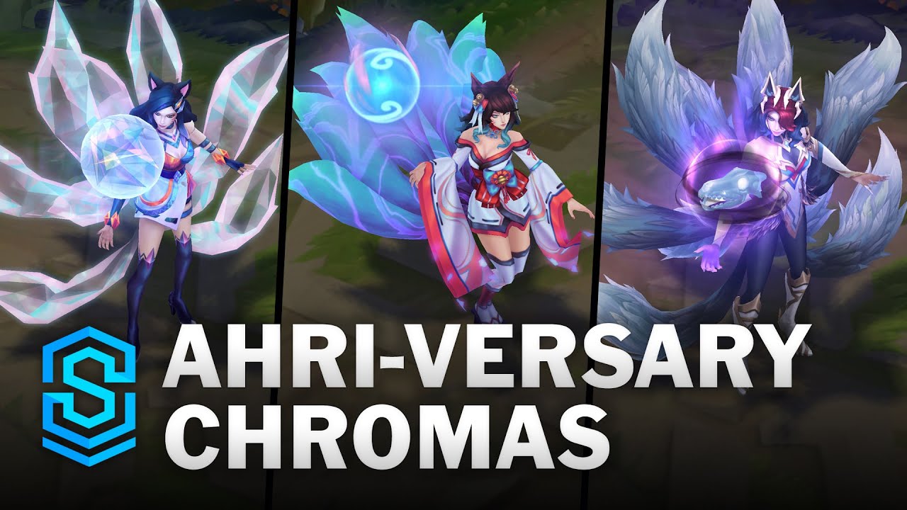Ahri-versary Chromas | League of Legends