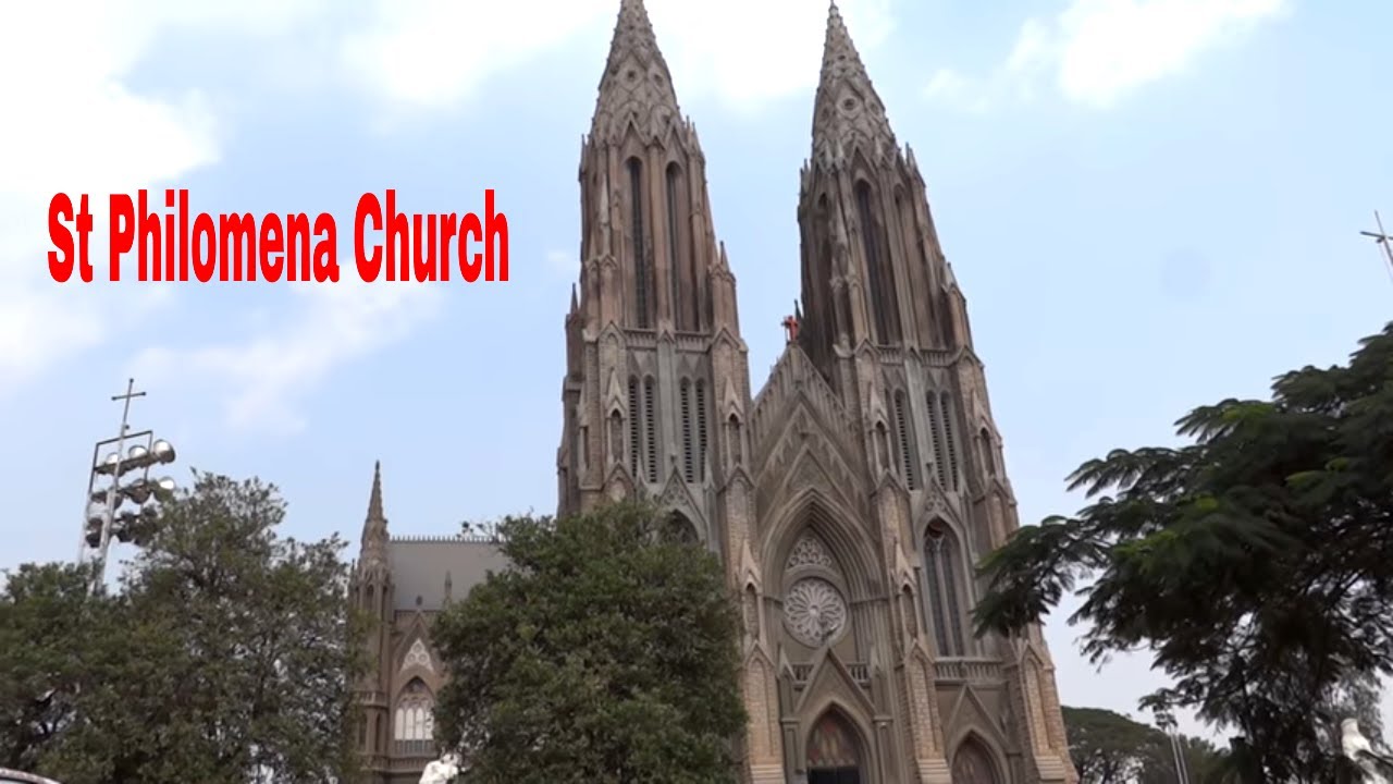 St Philomena Church Mysore || st philomena church videos || st philomena church mysore karnataka