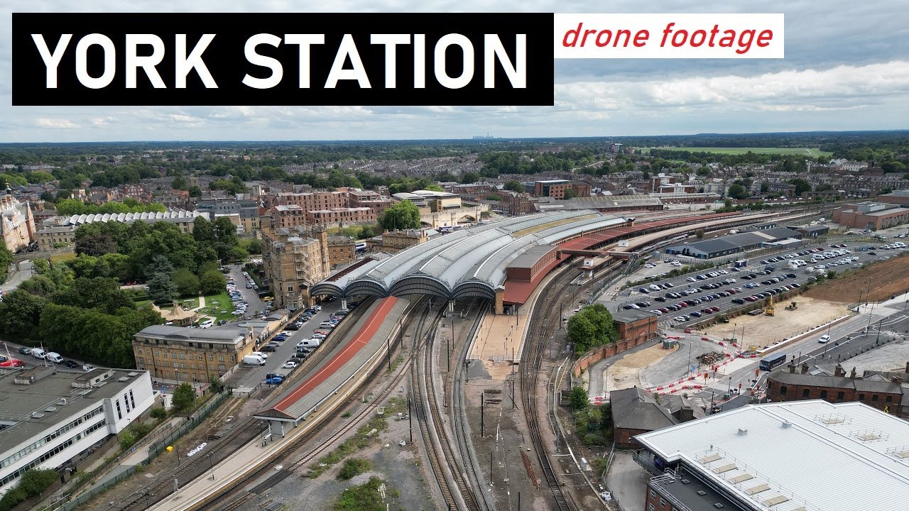 Drone Footage of York Station | 01/08/25