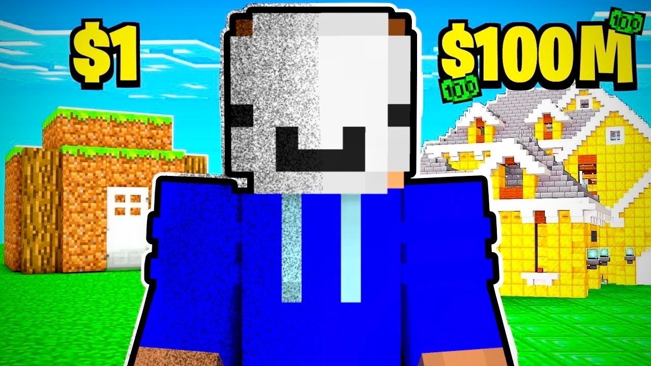 Hotel za 1 kč VS Hotel za 1 000 000 kč v Minecraftu!