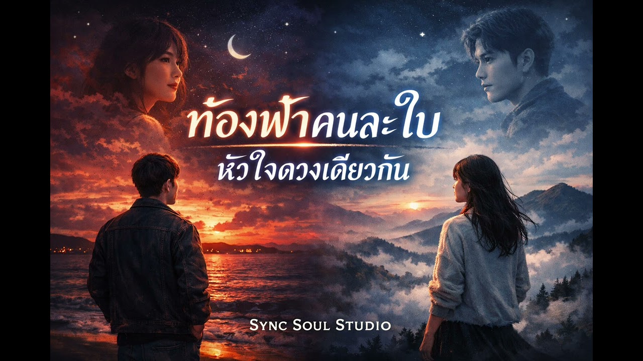 ท้องฟ้าคนละใบ หัวใจดวงเดียวกัน - (Official Audio) Sync Soul Studio