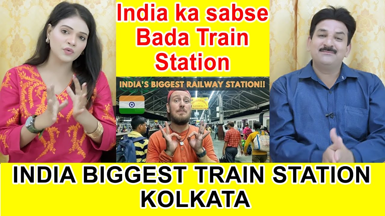 Pakistani Reaction to India Biggest TRAIN STATION! Kolkata Howrah 🇮🇳 Surnagar Reaction Channel
