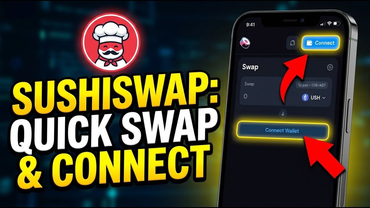 How to install SushiSwap wallet connection and swap tokens - Quick Tutorial