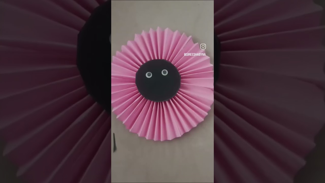 paper sun flower ### simple