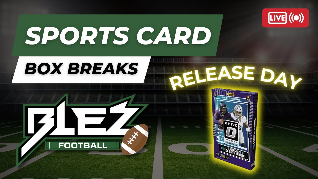 2025 Optic Hobby Football Release Day! 5 Case Player Break ! #prizm #nfl #football #panini #optic