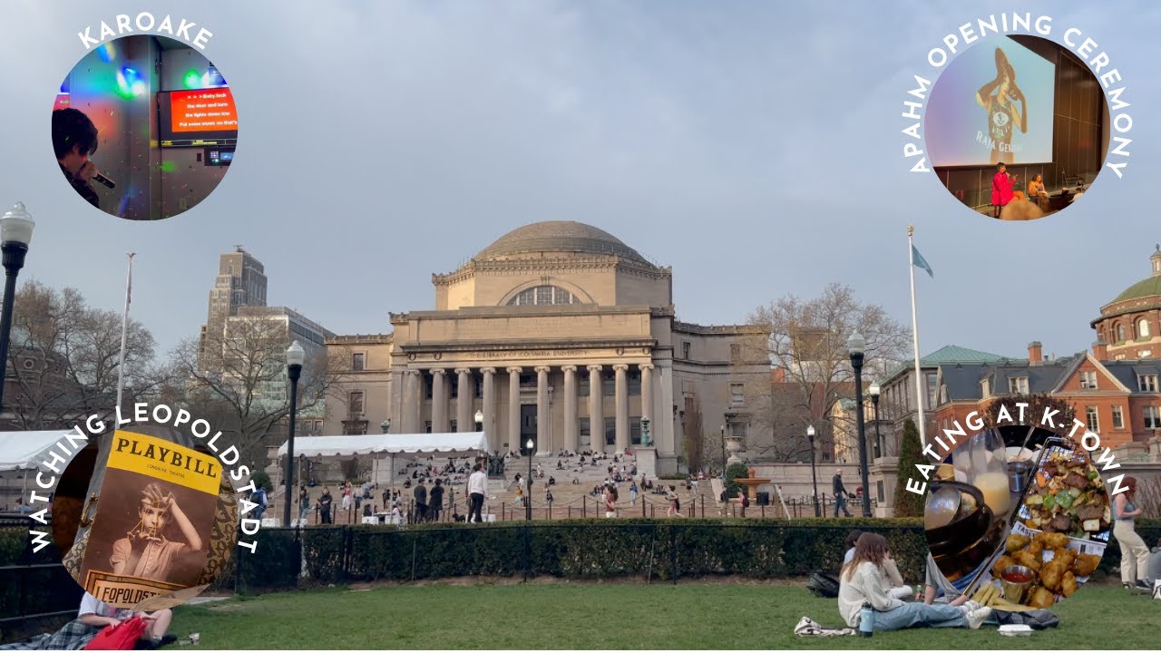 April at Columbia University