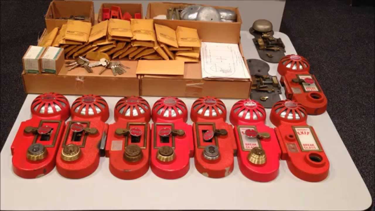 Best Lock Model B Vintage Emergency Exit Lock Operation