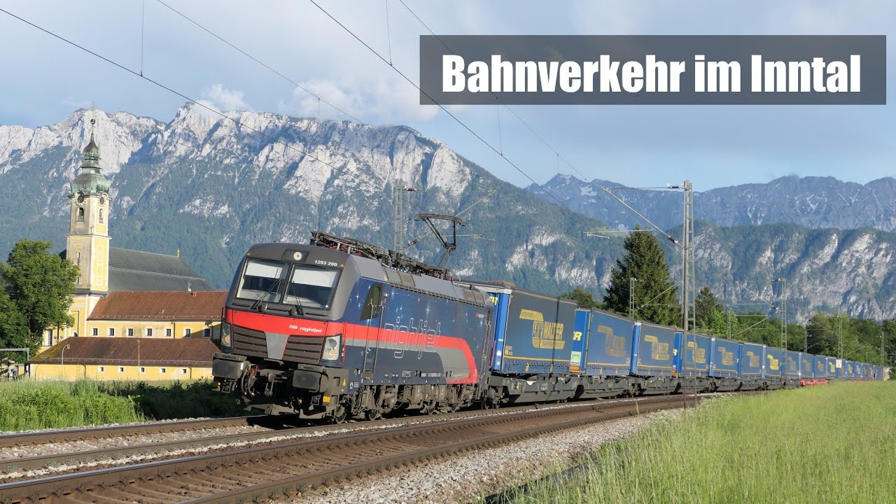 Zwischen Gewitterfront und Sonnenuntergang - Bahnverkehr im Inntal (Oberaudorf) [Teil 2|3]