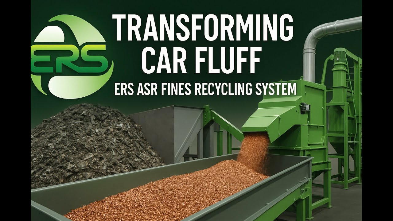 ERS Car Fluff Recycling &ndash; Clean & Compact ASR Fines Recovery