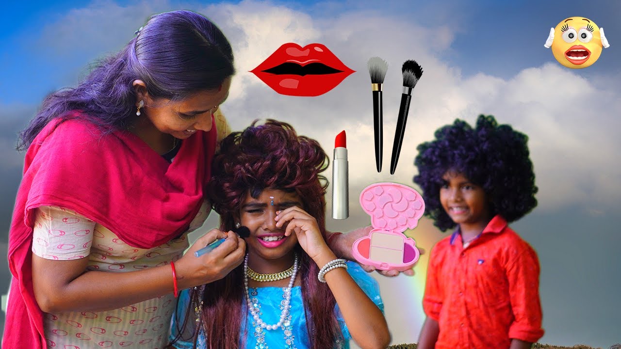 Makeup Challenge Fun loaded | ஆள் யாருன்னு தெரியாத அளவுக்கு மேக்கப் பண்ணியாச்சு..|Meesho kurti haul