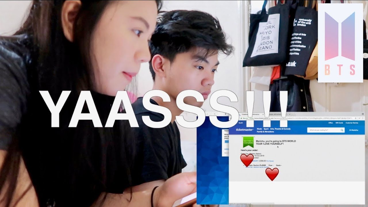 BUYING BTS LOVE YOURSELF WORLD TOUR 2018 TICKETS • LONDON CONCERT!!