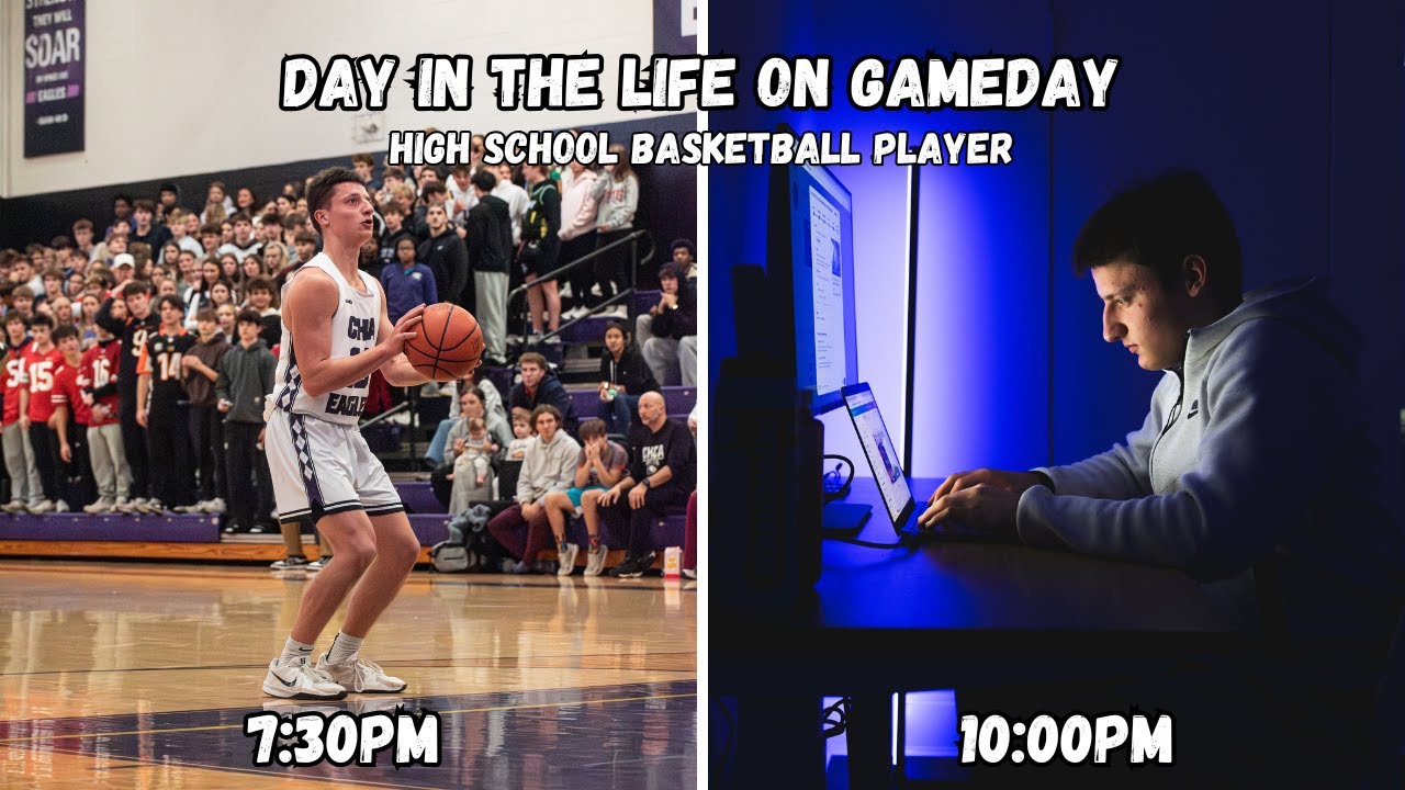 DAY IN THE LIFE OF A HIGH SCHOOL BASKETBALL PLAYER ON GAMEDAY!