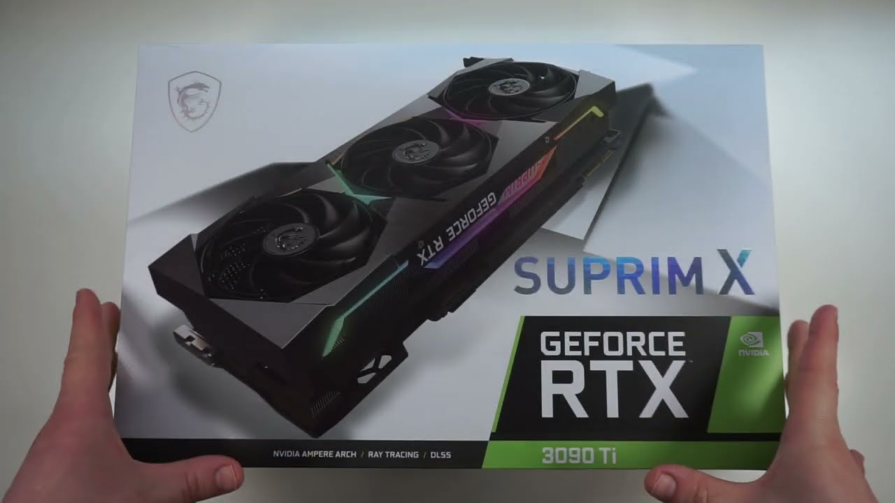 UNBOXING 3090 TI MSI SUPRIM X GEFORCE RTX NVIDIA | DESEMPAQUETADO TARJETA  GRAFICA MUY POTENTE 2022