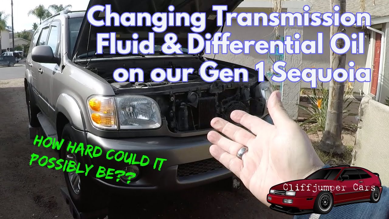 Gen 1 Sequoia 4x4 Transmission & Differential Fluid Change