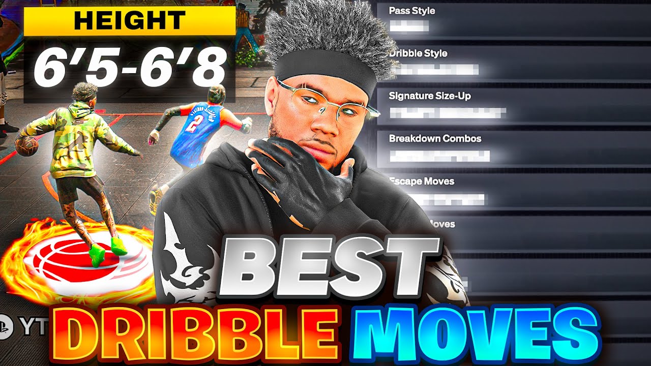 Лучшие приёмы ведения мяча для игроков ростом 190-190 см в NBA 2K26! (САМЫЕ БЫСТРЫЕ ПРИЁМЫ/ПРИЁМЫ)