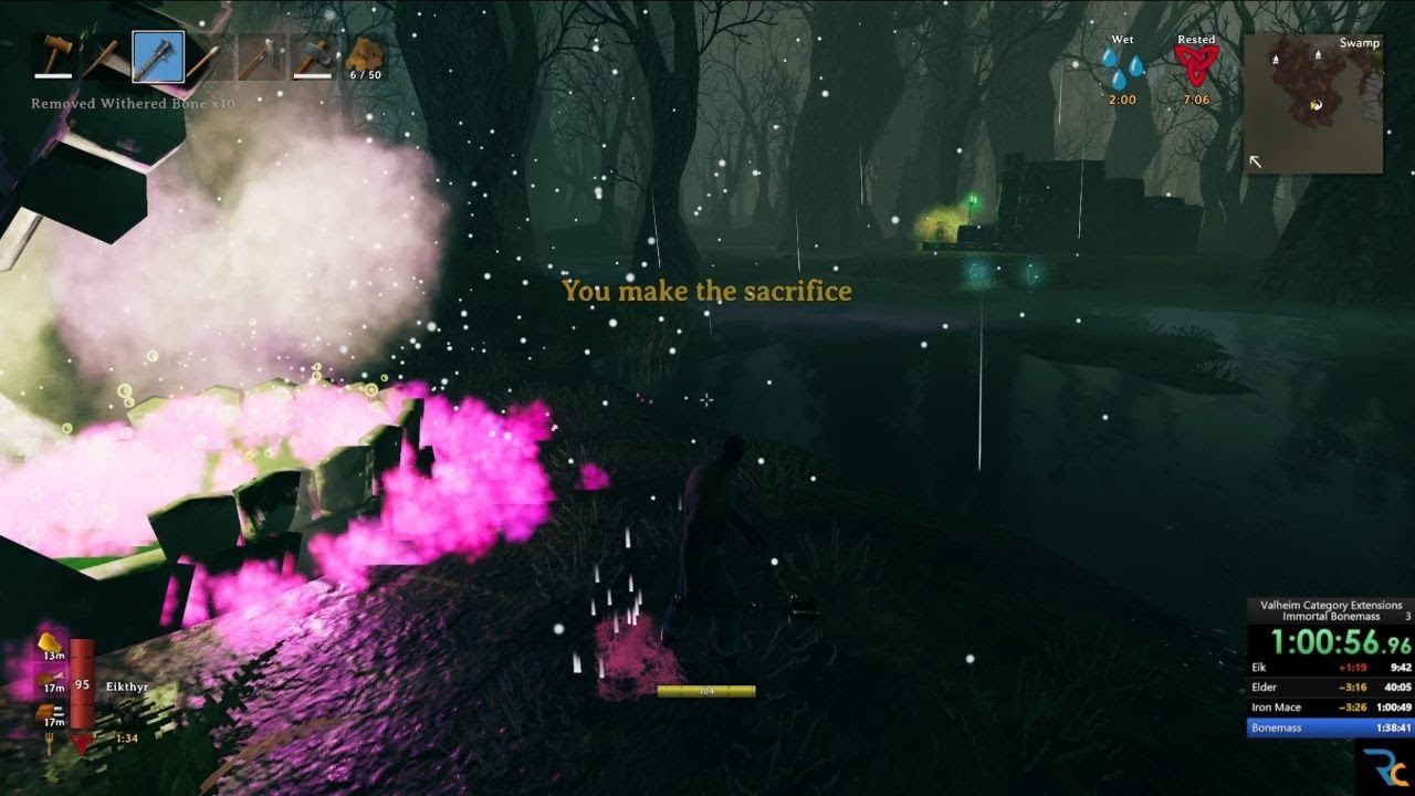 Valheim Bonemass Immortal Attempts