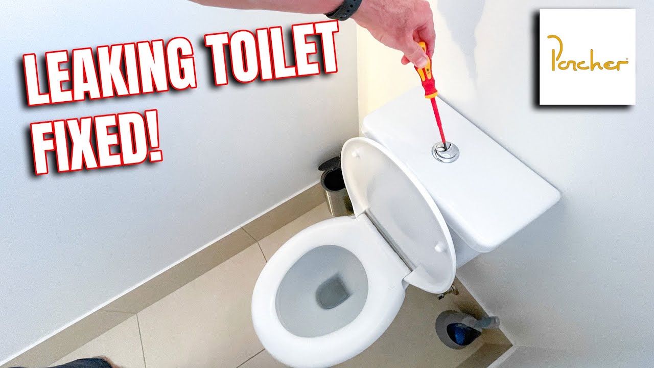 HOW I FIXED THIS PORCHER LEAKING AUSSIE TOILET
