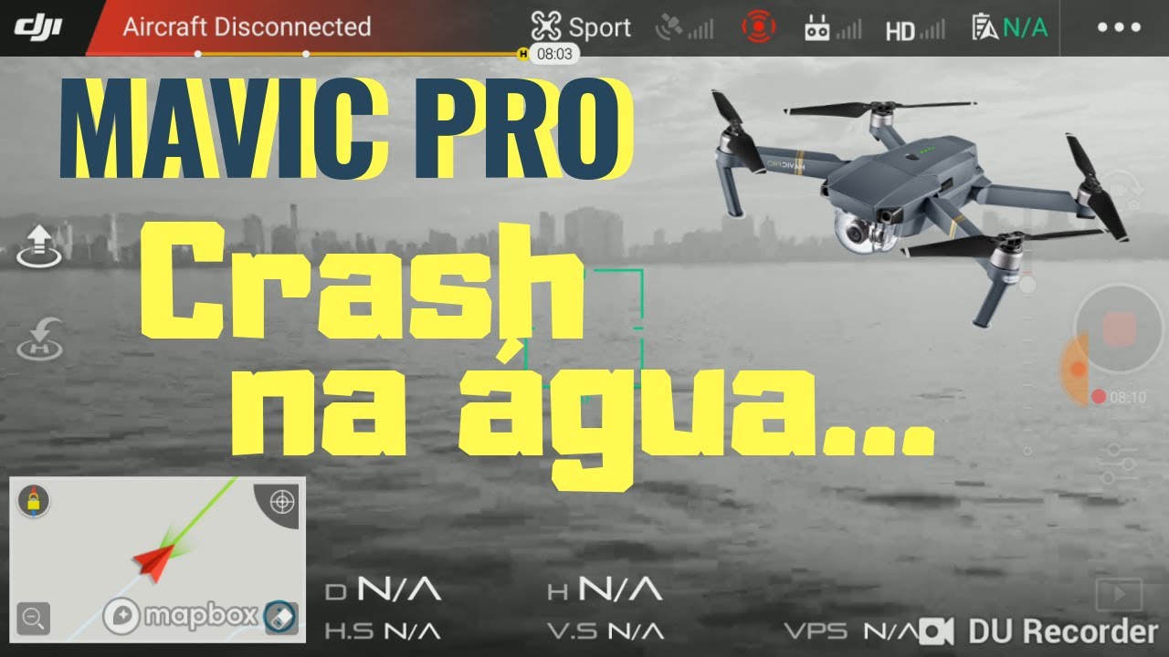 Mavic Pro - Crash na água