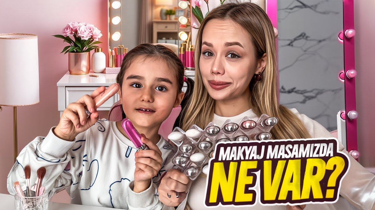 MAKYAJ MASAMIZDA NE VAR !? | Gamze Karta Öykü Karta