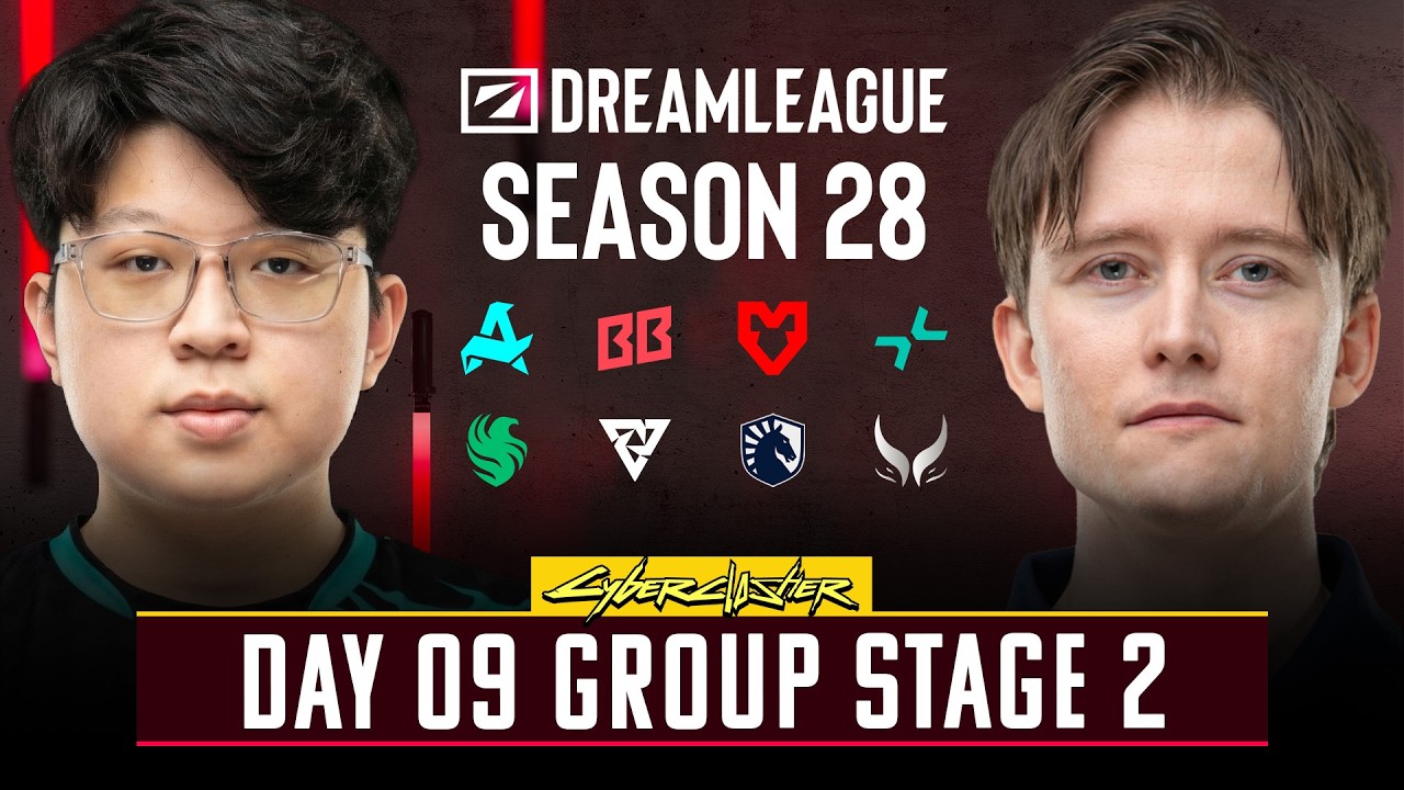 [LIVE] ⚔️Falcons vs MOUZ ⚔️Aurora vs Liquid - 🏆DreamLeague SS28 GS2 - Day 9